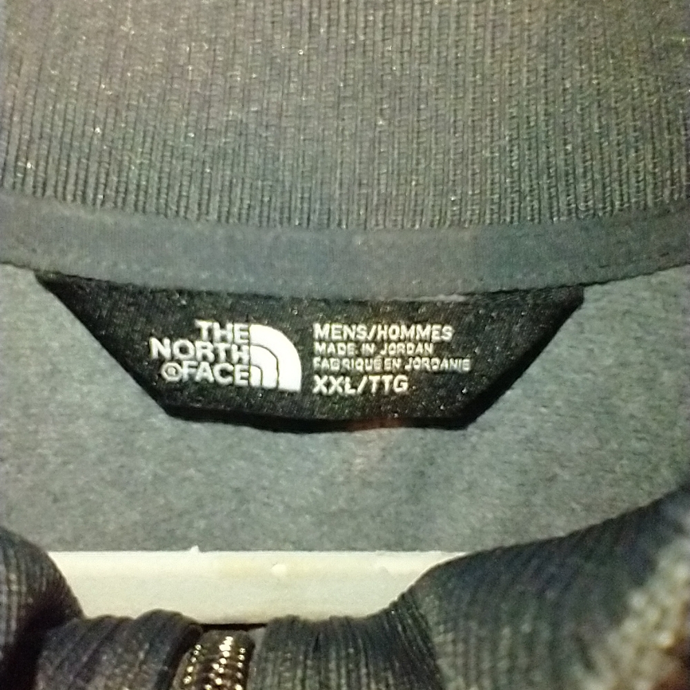 The North Face Gray Full Zip Jacket Men's sz XXL - Picture 4 of 8